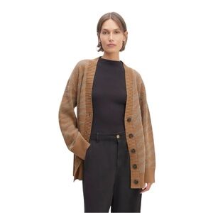 Everlane THE ALPACA TIGER JACQUARD CARDIGAN